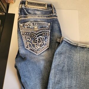 NWOT Women's Blue Embellished Jeans